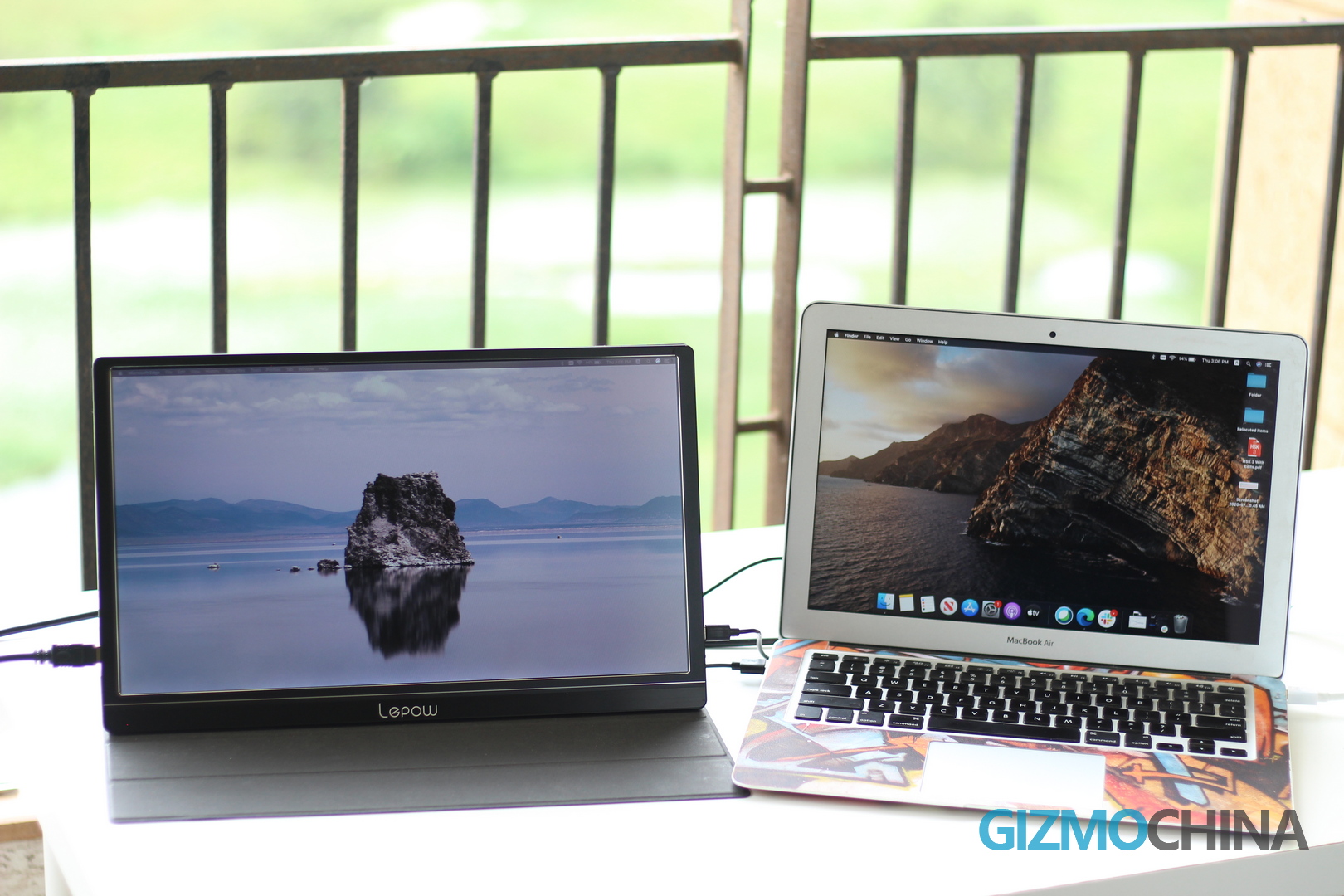 Lepow 휴대용 모니터 검토 35 