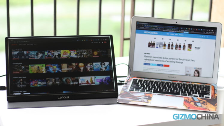 Lepow 휴대용 모니터 검토 36 