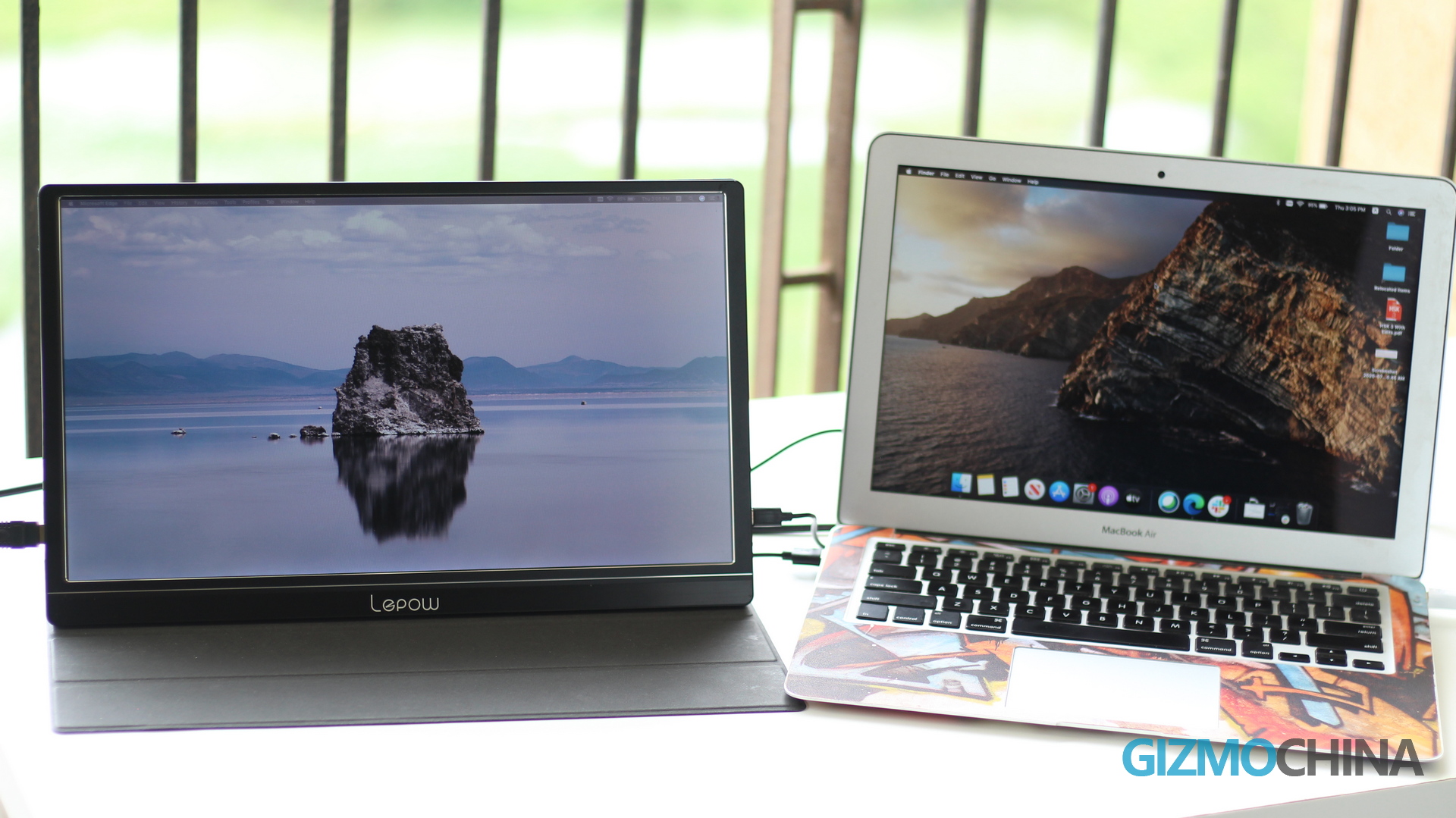 Lepow 휴대용 모니터 검토 34 